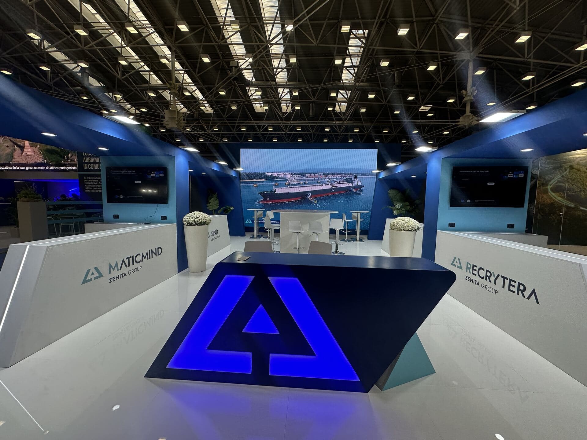 Allestimento Fiera ANCI 2025 per Maticmind