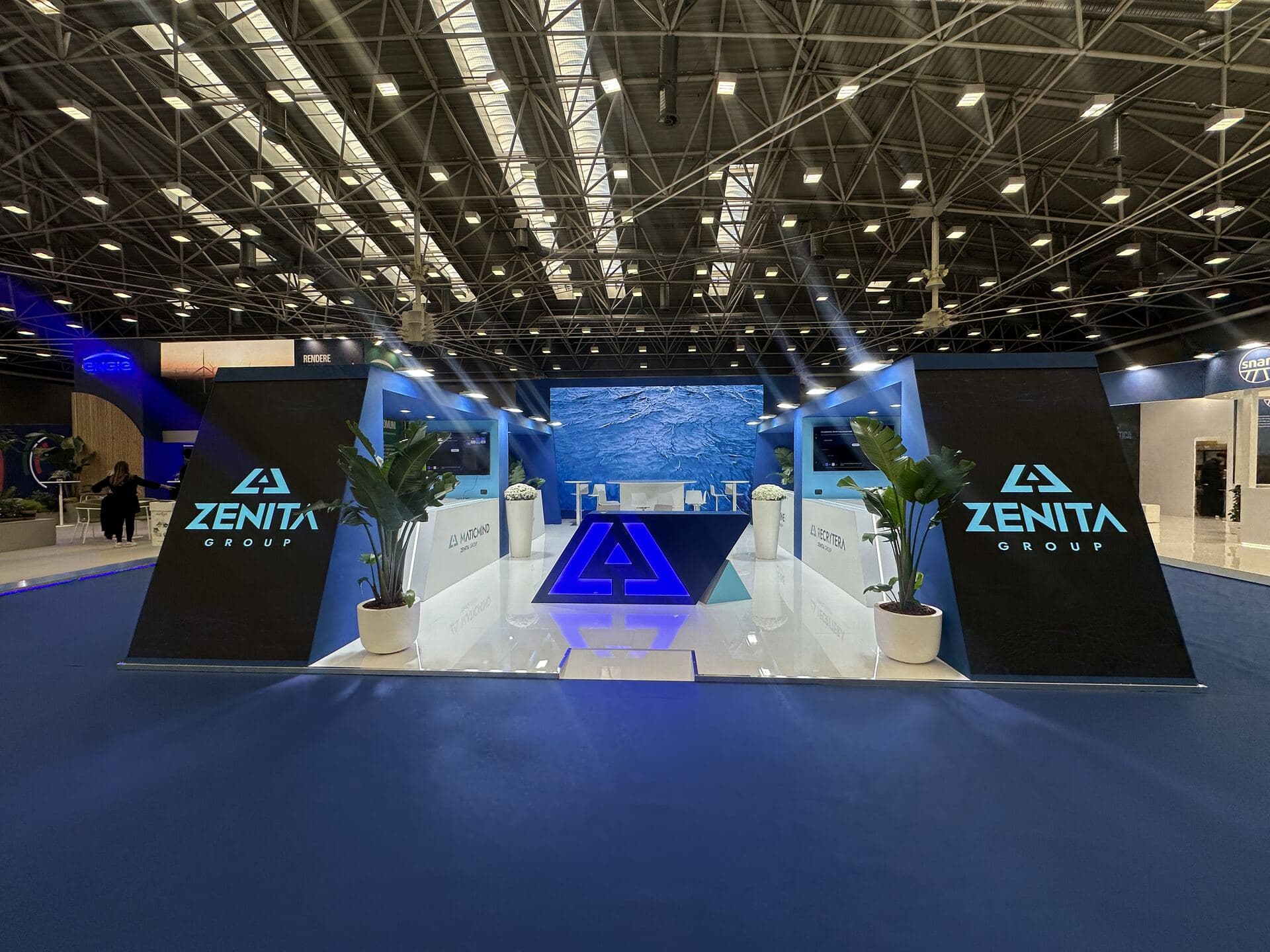 Allestimento Fiera ANCI 2025 per Maticmind