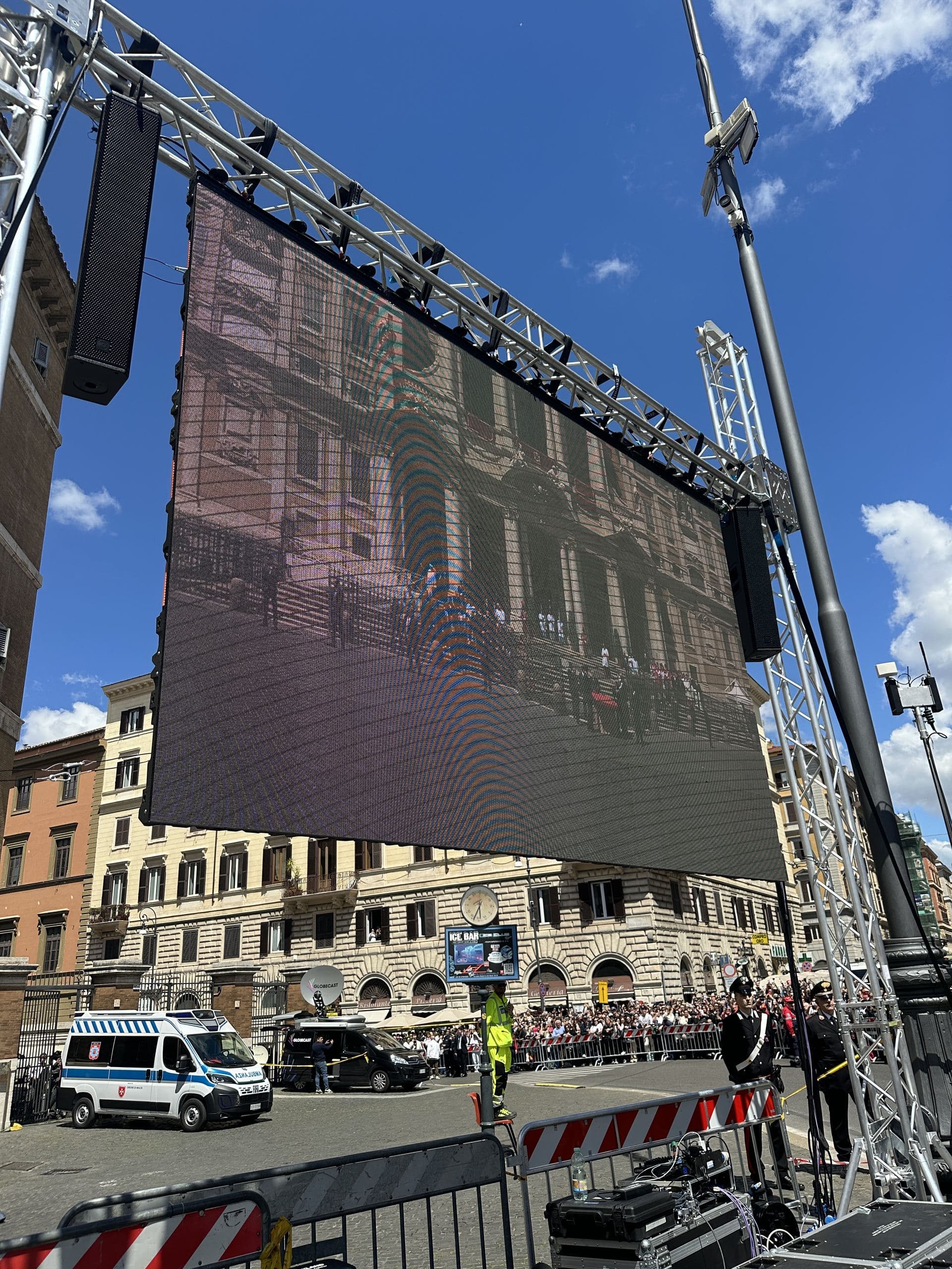 Installazione Funerale Papa Francesco 2025