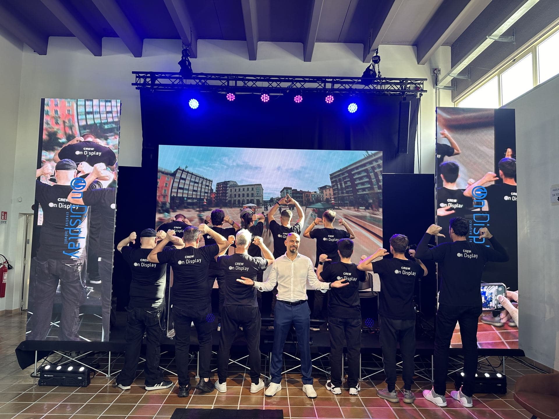 Team OnDisplay in sede Open Day 2025