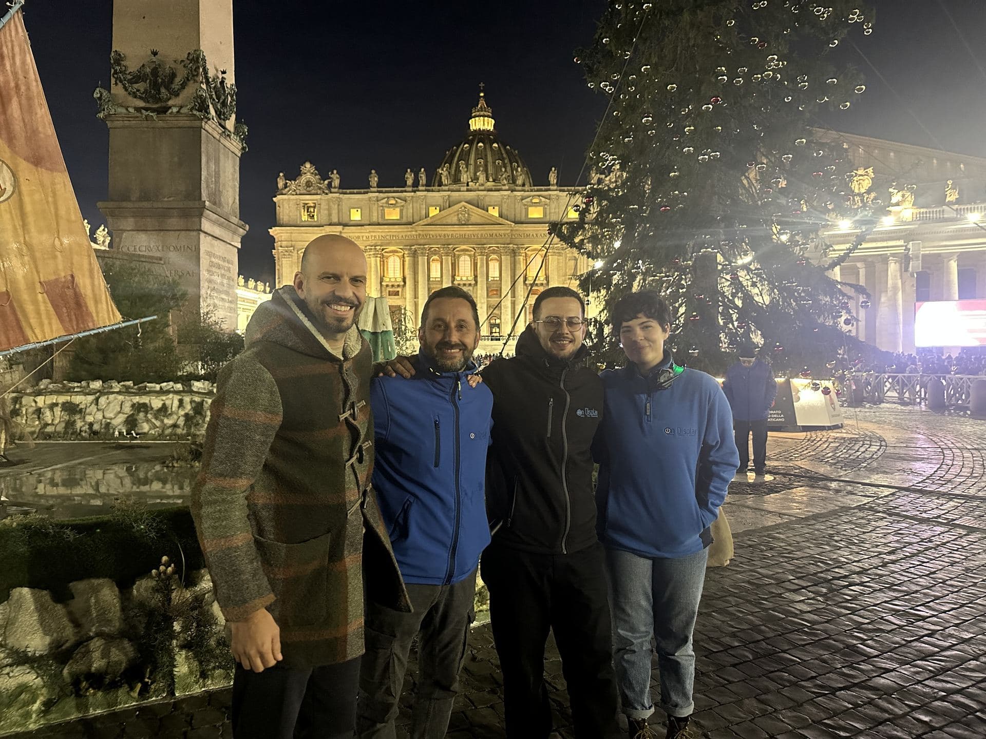 Team Tecnico Presentazione Albero e Presepe Vaticano 2024